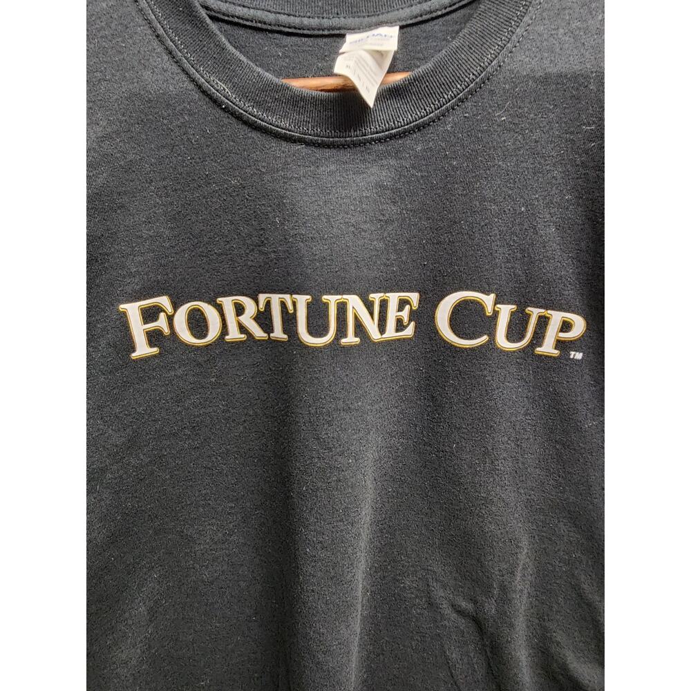 Konami Fortune Cup Tee Xl Black Crest Logo Gaming Video Game Promo View 3